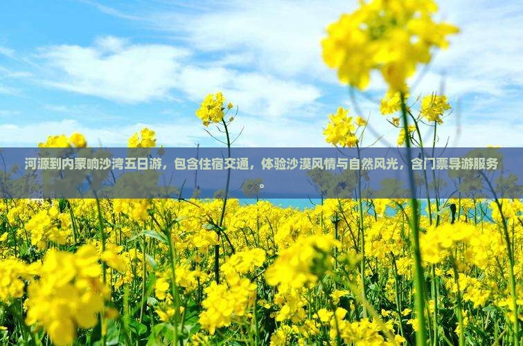 河源到内蒙响沙湾五日游