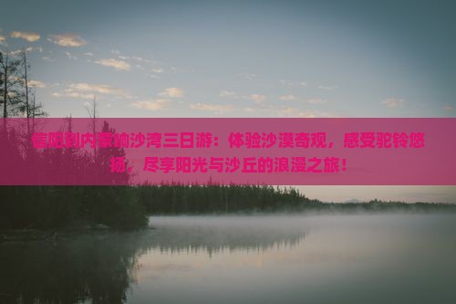 信阳到内蒙响沙湾三日游