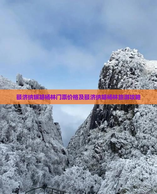 清明节到内蒙额济纳胡杨林门票