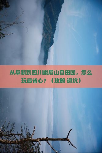 阜新到四川峨眉山自由团