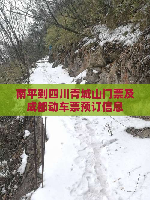 南平到四川青城山门票
