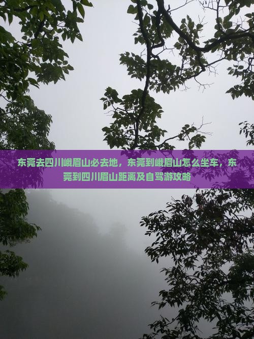 东莞去四川峨眉山必去地