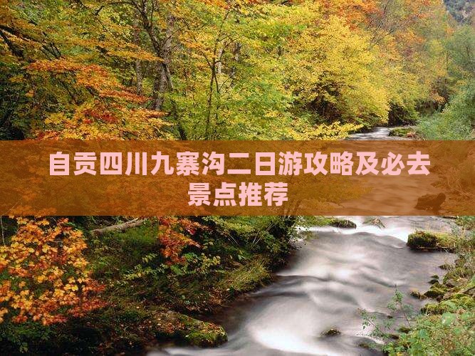 自贡去四川九寨沟二日游
