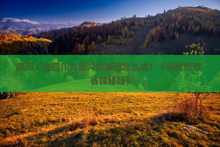 漯河去四川九寨沟大型旅游团