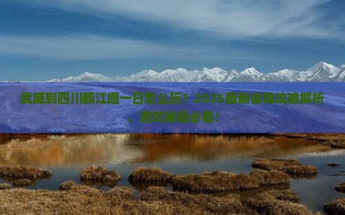 武威到四川都江堰一日