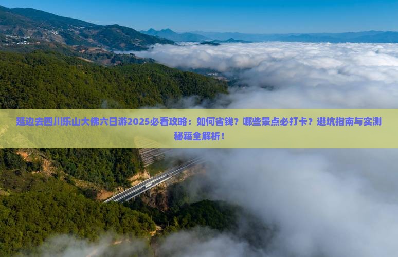 延边去四川乐山大佛六日游