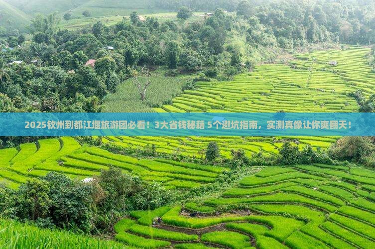 钦州到四川都江堰大型旅游团