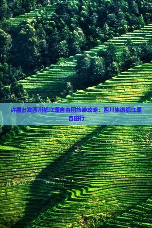 许昌去四川都江堰自由团