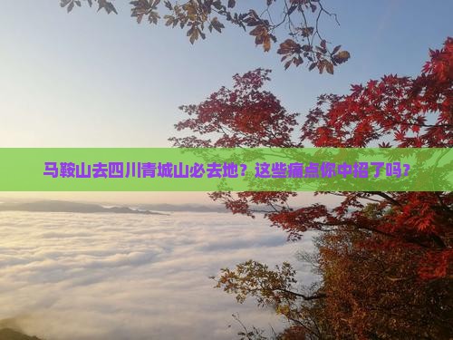 马鞍山去四川青城山必去地