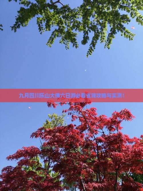 九月去四川乐山大佛六日游