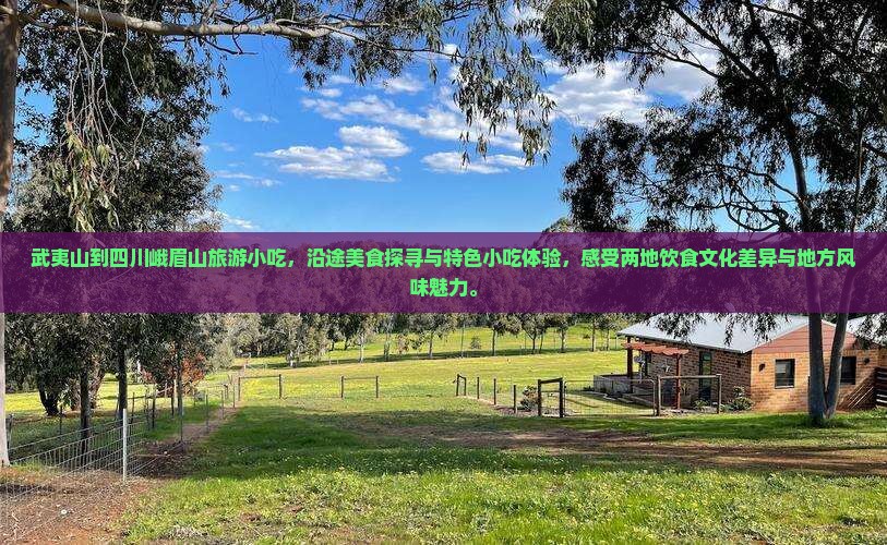 武夷山到四川峨眉山旅游小吃