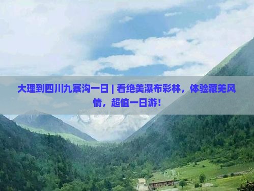 大理到四川九寨沟一日