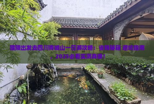 醴陵去四川青城山一日
