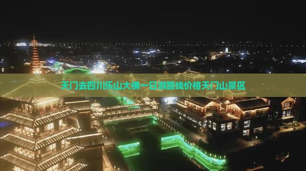 天门去四川乐山大佛一日