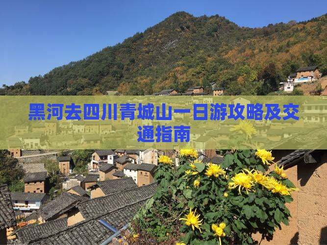 黑河去四川青城山一日