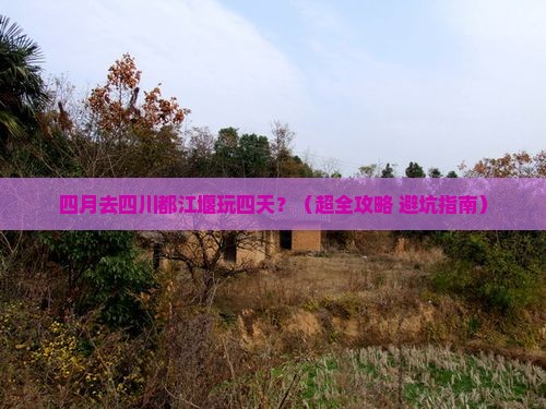 四月到四川都江堰四日游