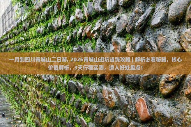 一月到四川青城山二日游