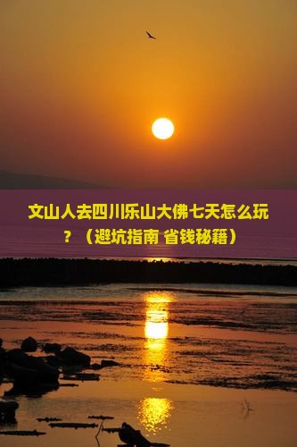 文山去四川乐山大佛七日游
