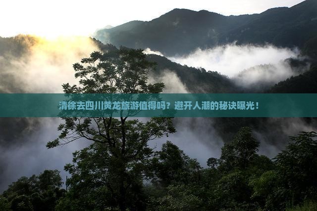 清徐去四川黄龙旅游