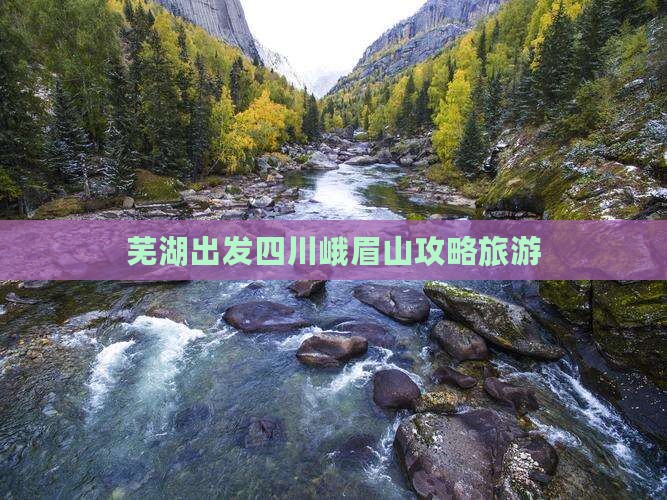 芜湖去四川峨眉山自由行