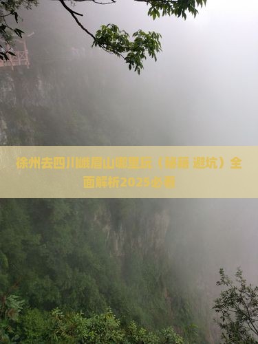 徐州去四川峨眉山哪里玩