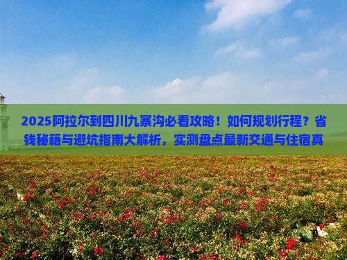 阿拉尔到四川九寨沟攻略