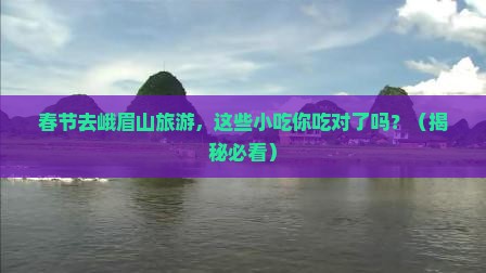 春节到四川峨眉山旅游小吃