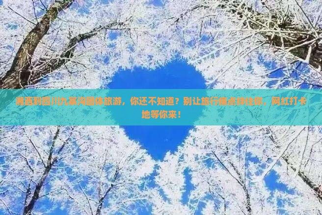 湘西到四川九寨沟团体旅游