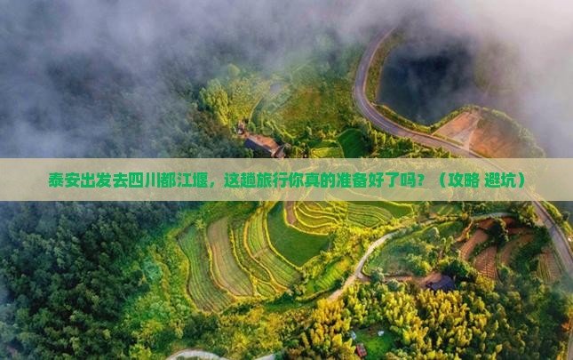 泰安去四川都江堰旅行社