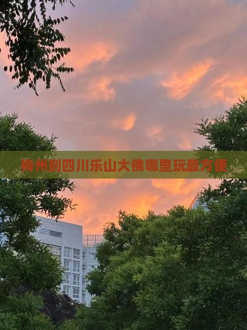 梅州到四川乐山大佛哪里玩
