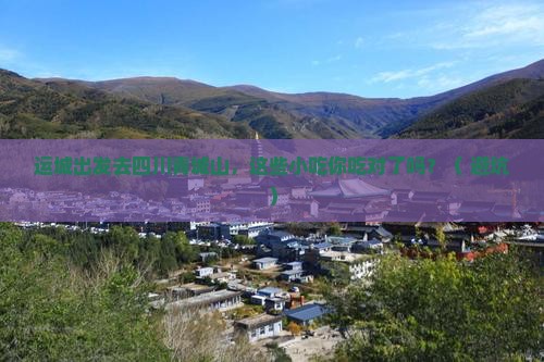 运城去四川青城山旅游小吃