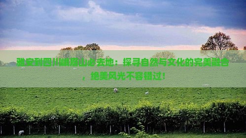 雅安到四川峨眉山必去地