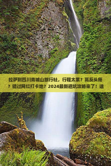 拉萨到四川青城山旅行社
