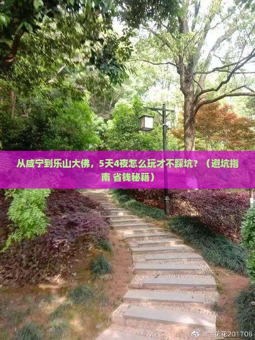 咸宁到四川乐山大佛团体旅游