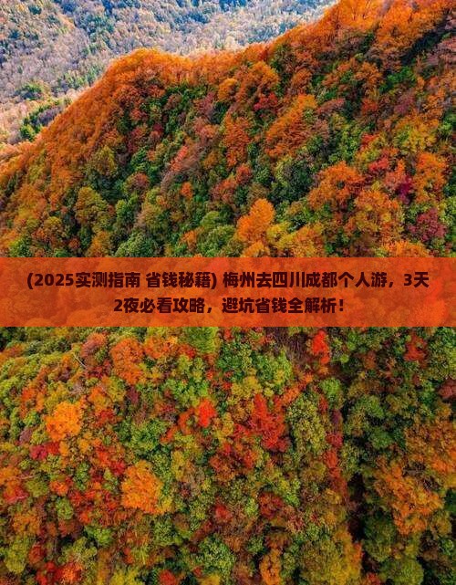 梅州去四川成都个人游