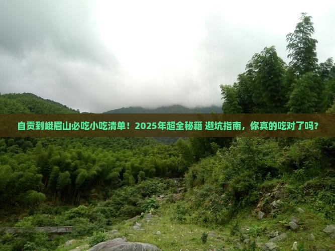 自贡到四川峨眉山旅游小吃