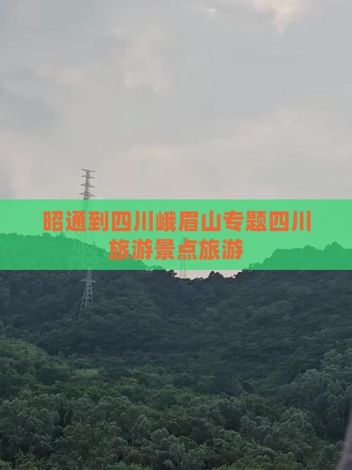 昭通到四川峨眉山大型旅游团