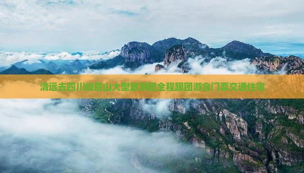 清远去四川峨眉山大型旅游团