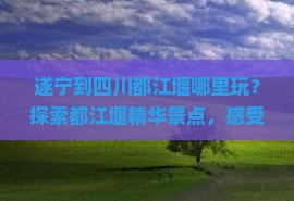 遂宁到四川都江堰哪里玩