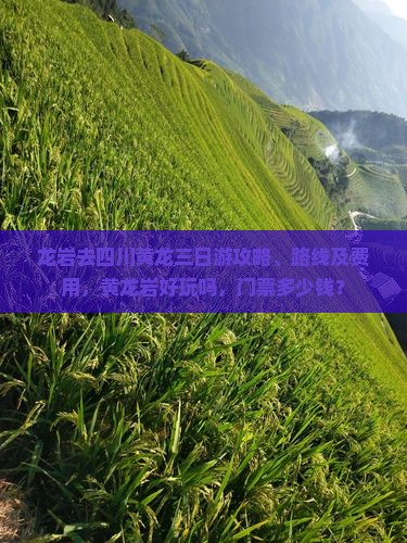 龙岩去四川黄龙三日游