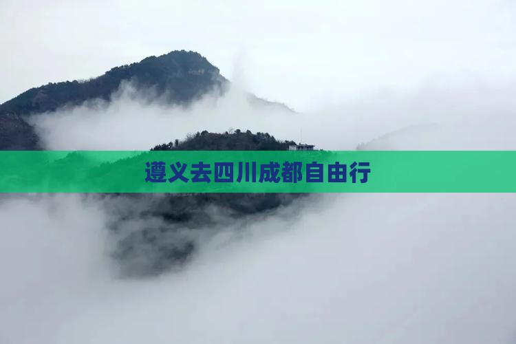 遵义去四川成都自由行