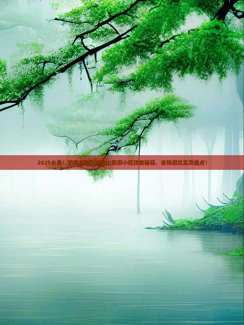 宁德去四川青城山旅游小吃