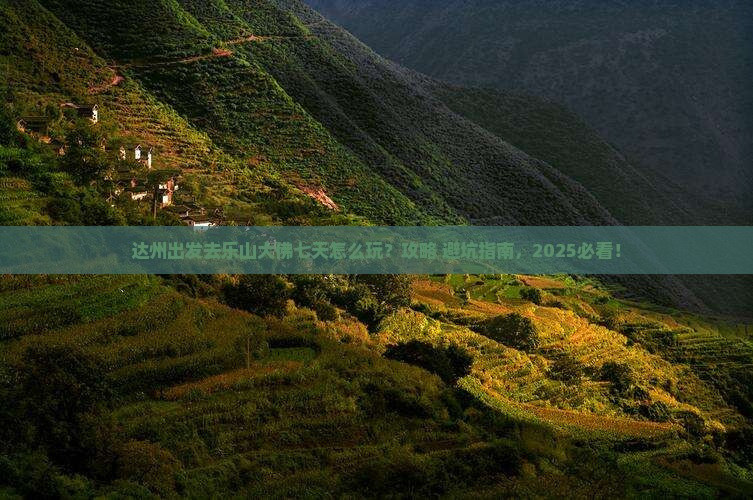 达州去四川乐山大佛七日游