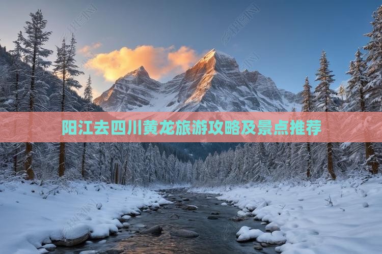 阳江去四川黄龙景点