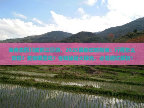 海南去四川成都三日游