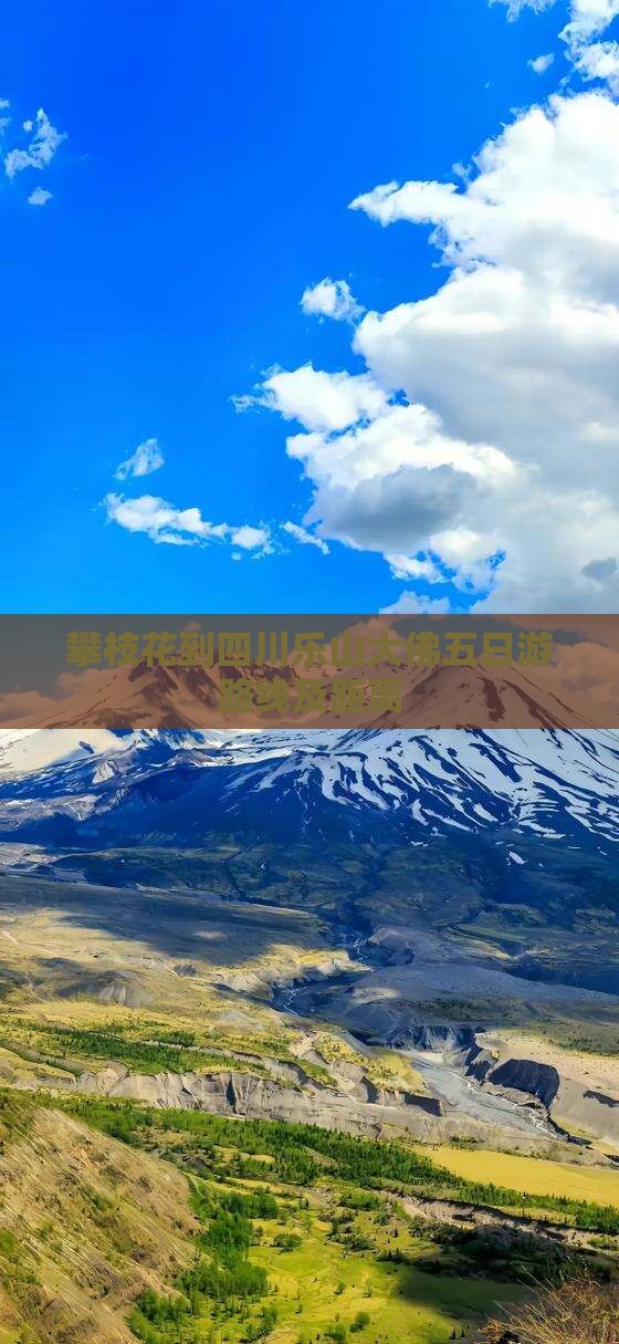 攀枝花到四川乐山大佛五日游