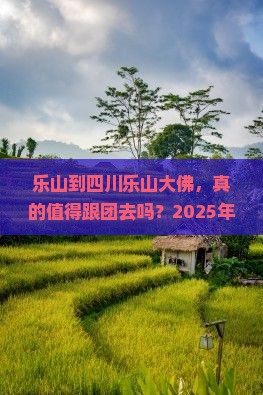 乐山到四川乐山大佛大型旅游团