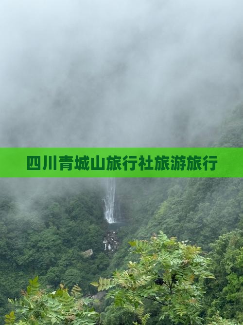 一月去四川青城山旅行社