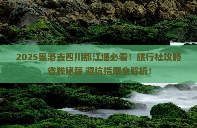 果洛去四川都江堰旅行社