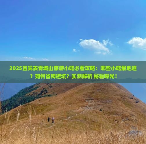宜宾去四川青城山旅游小吃